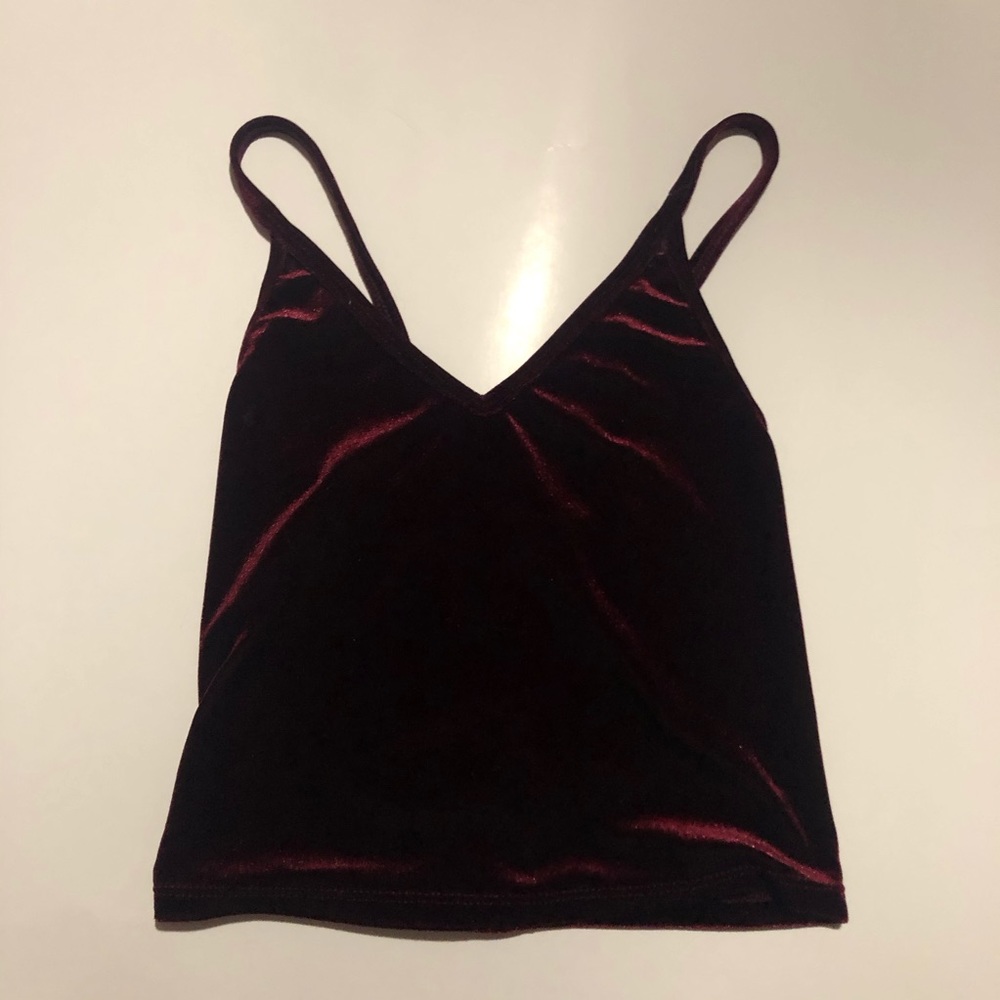 Brandy Melville velvet tank